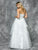 Colors Dress - 1589 Beaded Strapless Evening Gown in White