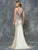 Colors Dress - 1696 Illusion Sleeveless Evening Gown in White