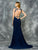 Colors Dress - 1710 Sleeveless Jersey Evening Gown in Blue