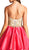 Strapless Embellished A-line Homecoming Dress