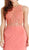Embellished Mock Two Piece Cocktail Dress