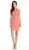 Embellished Mock Two Piece Cocktail Dress