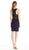 Embellished Mock Two Piece Cocktail Dress