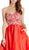 Strapless A-line Homecoming Dress