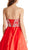 Strapless A-line Homecoming Dress