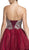 Strapless Glittering A-line Homecoming Dress