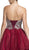 Strapless Glittering A-line Homecoming Dress