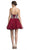 Strapless Glittering A-line Homecoming Dress
