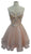 Strapless Glittering A-line Homecoming Dress