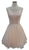 Beaded Illusion Jewel Homecoming A-line Dress