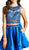 Beaded Two Piece A-line Homecoming Dress