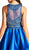 Beaded Two Piece A-line Homecoming Dress