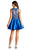 Beaded Two Piece A-line Homecoming Dress