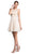 Embellished Sheer Bateau A-line Homecoming Dress