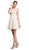 Embellished Sheer Bateau A-line Homecoming Dress