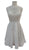 Embellished Sheer Bateau A-line Homecoming Dress