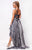 S9190 Dress in Black/Leopard