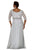 SC4020 Plus Size Dress in Dove Gray