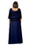 SC4020 Plus Size Dress in Navy
