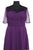 SC4046 Plus Size Dress in Aubergine