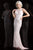 Scala - 48803 Embellished Illusion Bateau Sheath Dress In Pink