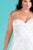 SC5221 Sweetheart Organza Satin A-line Gown