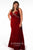 SC7084 Plus Size Dress in Red