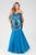 SC7097 Plus Size Dress in Misty Blue