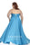 SC7147 Plus Size Dress in Blue