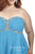 SC7147 Plus Size Dress in Blue