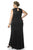 SC7157 Plus Size Dress in Black/Silver