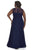 SC7164 Plus Size Dress in Navy