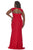 SC7165 Plus Size Dress in Red