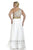 SC7166 Plus Size Dress in Gold/Cream