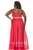 SC7168 Plus Size Dress in Lipstick