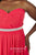 SC7168 Plus Size Dress in Lipstick