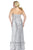 SC7171 Plus Size Dress in Silver
