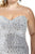 SC7171 Plus Size Dress in Silver