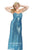 SC7171 Plus Size Dress in Blue