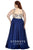 SC7177 Plus Size Dress in Navy