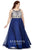 SC7177 Plus Size Dress in Navy