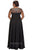 Chiffon Illusion Bateau Neckline A-line Dress SC7211