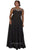 Chiffon Illusion Bateau Neckline A-line Dress SC7211