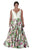 V-neck Mikado A-line Dress SC7224