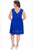 Crystal-Encrusted V-Neck Pleated A-Line Cocktail Dress SC8081
