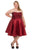 SC8083 Strapless Semi-sweetheart A-line Dress
