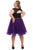 Sydney's Closet - SC8086 Illusion Scoop Pleated A-Line Cocktail Dress
