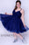 Sydney's Closet - SC8094 Pleated Sweetheart Tulle A-line Dress In Blue