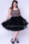 Sydney's Closet - SC8095 Scoop Neck Tulle A-line Dress In Black