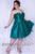 Sydney's Closet - SC8101 Strapless Embellished Tulle A-line Dress In Green